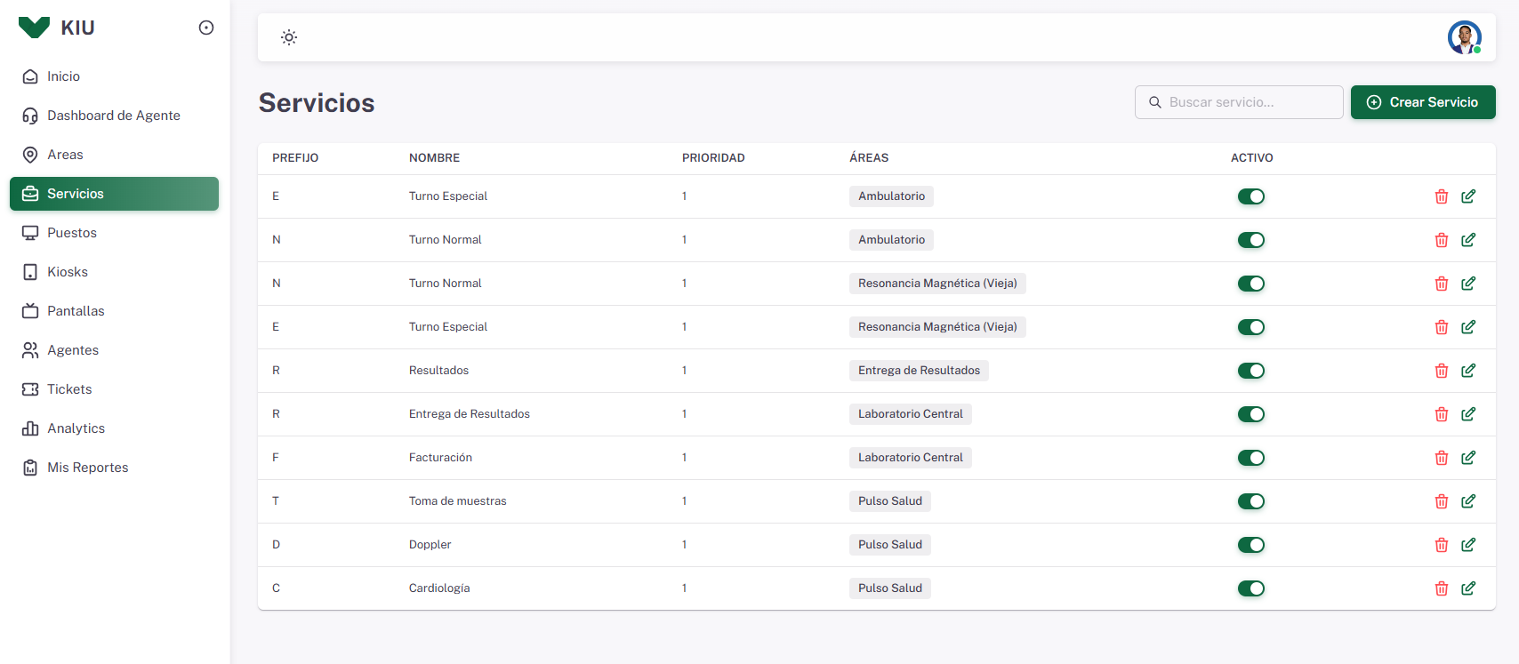 Sistema de gestión de turnos y monitoreo operativo screenshot 9